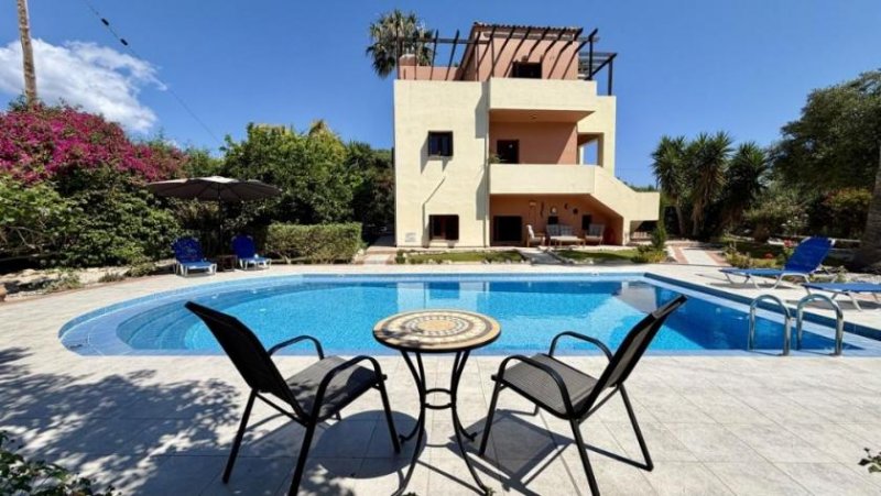 Almyrida MIT VIDEO: Kreta - Private Villa mit Gästestudio, Pool, Meerblick – wenige Schritte zum Almyrida-Strand Haus kaufen
